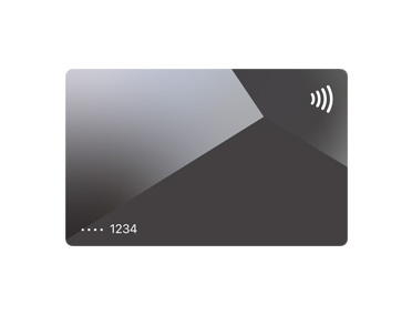 Apple Card 앞면. 왼쪽 상단에 Apple 로고, 왼쪽 가운데에 카드 소지자 이름인 Marisa Robertson, 오른쪽 가운데에 카드 칩이 보입니다.