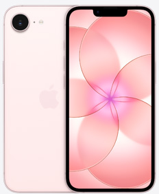iPhone 17e en rosado pálido