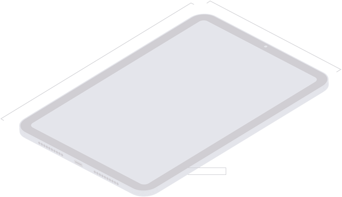 ขนาดของ iPad mini