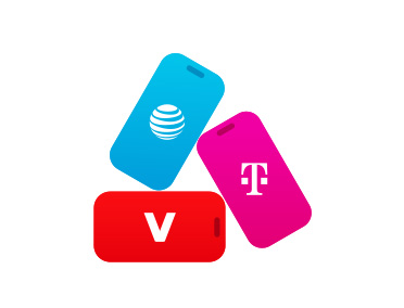 Verizon, AT&T, T-mobile